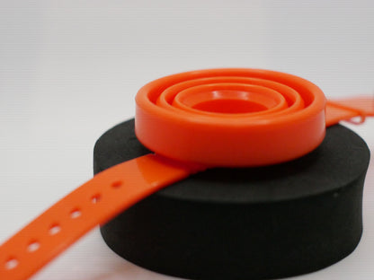 Shot Watch™ — Wrist-Strap Collapsible Shot Cup for Festivals, Tailgates & Parties